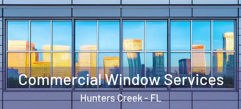 Commercial Window Services Hunters Creek - FL