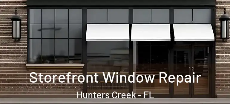 Storefront Window Repair Hunters Creek - FL
