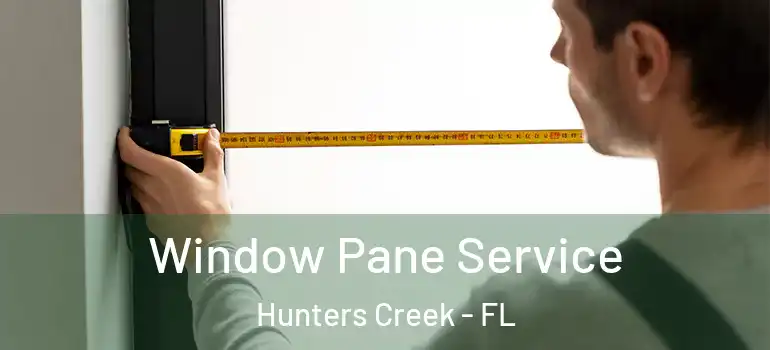 Window Pane Service Hunters Creek - FL